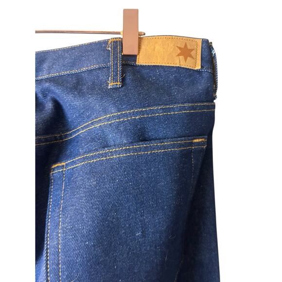 Dearborn Long Ryder Work Jeans 34x35 5 Button Dark Wash - Picture 3 of 6